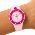 Pink Sport Rubber Strap & Case — for AP × Swatch Royal Pop (Crown at 12)